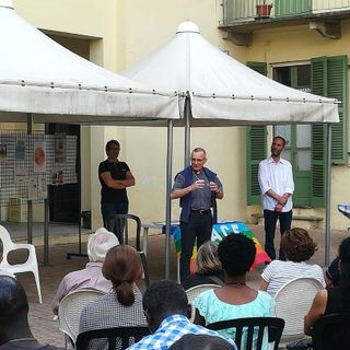 L'intervento del vescovo e dell'imam