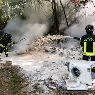 L'incendio immondizia di Quarto