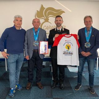 Gli &quot;ambasciatori dello sport&quot; incontrano il Comandante provinciale dei Carabinieri Paolo Lando