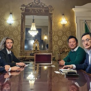 Un momento dell'incontro in municipio