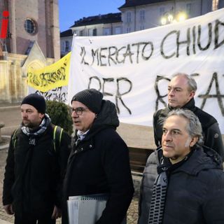 Alcuni ambulanti che fanno riferimento al GOIA: tra loro il presidente Giancarlo Nardozzi, Salvatore Nicastro e Andrea Percia (merfephoto)
