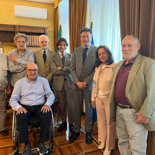 Un momento dell'incontro in Prefettura