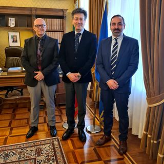 Il prefetto di Asti, Claudio Ventrice incontra il comandante del Gruppo carabinieri Tutela del Lavoro