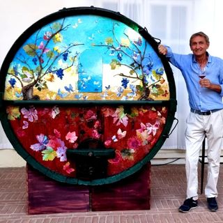 Ultimi giorni ad Asti per ammirare la botte gigante dell'artista Ezio Ferraris