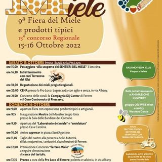 La locandina della manifestazione