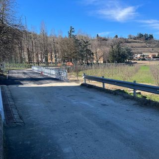 I lavori (qui non ancora conclusi) in via Mattarella