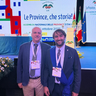 Nosenzo e Morra ritratti nel corso dell'incontro tra Province