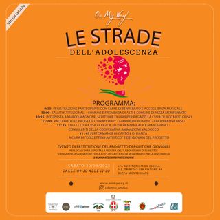 A Nizza Monferrato l'ultima tappa del progetto &quot;ON MY WAY&quot; con il tema dell'adolescenza