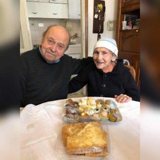Lina con il suo Luigi