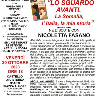 Al Castello di Cisterna Abdullahi Ahmed indaga il rapporto tra Somalia e Italia