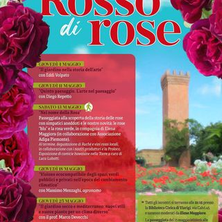 Viarigi celebra le rose con una rassegna che si snoderà nel corso del mese