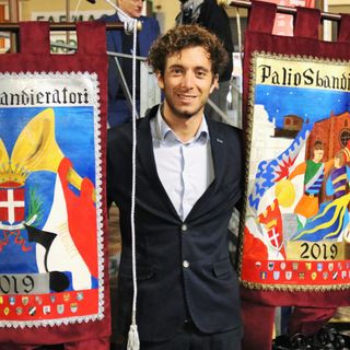 Asti, paliotto 2019, Luca Gippa, autore dei disegni misteriosi