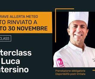 Priocca (CN): rinviata a sabato 30 novembre la Masterclass di pasticceria con LUCA MONTERSINO