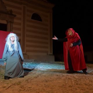 Un momento dello spettacolo “Streghe. Una storia di terrore, violenza e potere a Spigno”