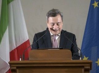 Il premier Mario Draghi