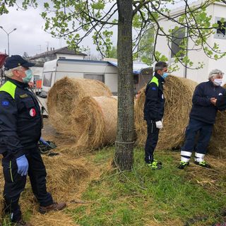 Anche il Coordinamento Territoriale del volontariato di Protezione Civile di Asti ha partecipato alla nascita dell'ospedale da campo alle O.G.R.
