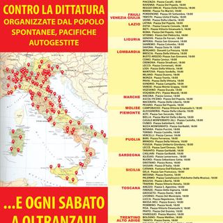 Anche ad Asti e a Nizza la manifestazione contro il green pass, con il passaparola su Telegram