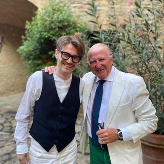 Matteo Curallo con Alberto Morillas (Foto Facebook)