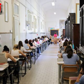 Un'immagine della Maturità 2023 ad Asti (Merphefoto)