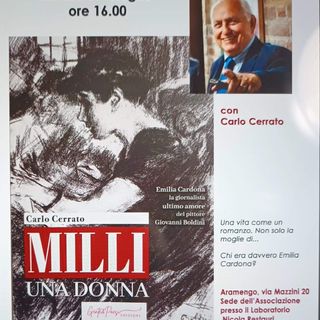 Aramengo ospita la presentazione di &quot;Milli una donna&quot; del giornalista astigiano Carlo Cerrato
