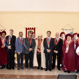 I neo-cavalieri con il Consiglio dell’Ordine.