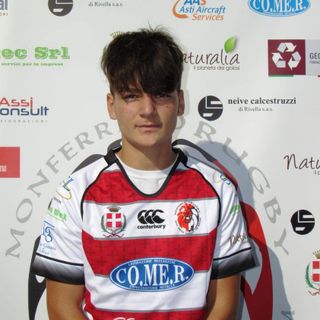 Il Monferrato Rugby manda all'Accademia federale di Milano, il giovane atleta Matteo Gaetano