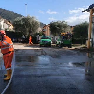 Alluvione Toscana: la colonna mobile della Protezione civile del Piemonte operativa a Montemurlo