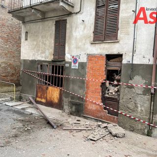 Muro crollato Nizza Monferrato