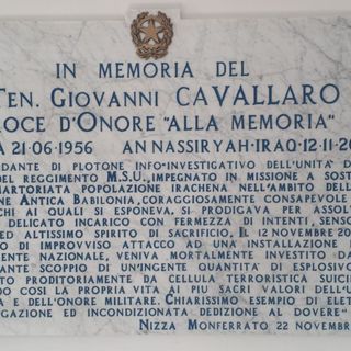 La targa su Nassirya