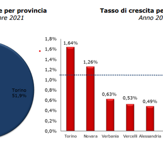 In espansione il tessuto imprenditoriale piemontese. Emerge dal registro delle Camere di Commercio