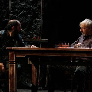 Alcune immagini di scena tratte dallo spettacolo &quot;Non mi pento di niente&quot;