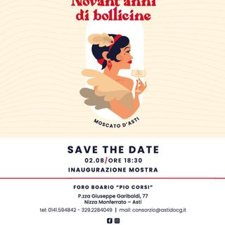 &quot;Novant'anni di bollicine&quot; in arrivo a Nizza Monferrato