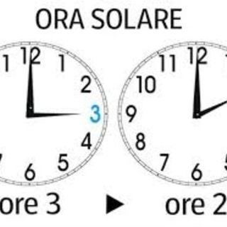 Stanotte ritorna l'ora solare: ricordate di riportare indietro le lancette di 60 minuti