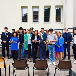 L'Assessore regionale Elena Chiorino all'inaugurazione della scuola media &quot;Alfieri&quot;di San Damiano