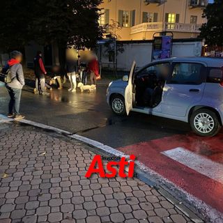 Il momento dell'incidente (foto Claudio Russo)