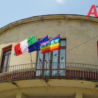 La scuola di Serravalle in una foto di archivio
