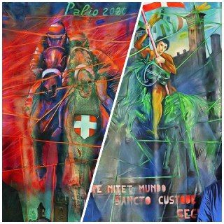 I Palii 2020 dipinti da Ottavio Coffano