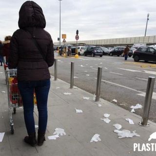 Lo scatto reso pubblico da Plastic Free
