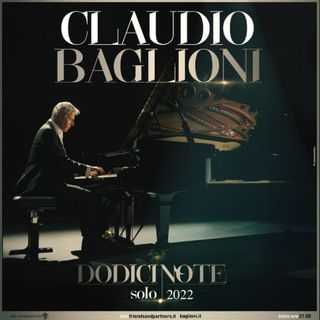 Il nuovo tour di Claudio Baglioni approderà anche al Teatro Alfieri di Asti