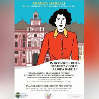 La locandina della mostra in programma presso l'Università di Asti