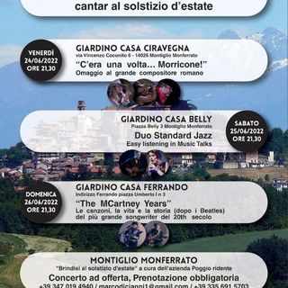 La locandina della rassegna