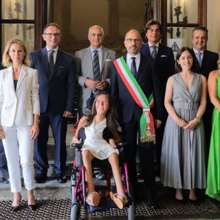 La Giunta al suo insediamento (Merphefoto)