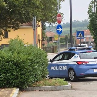 Una Volante della Questura astigiana