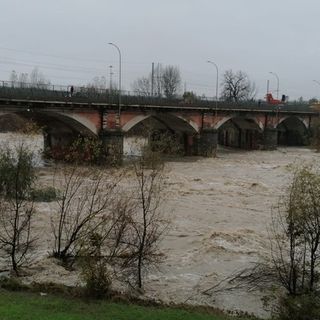 Il fiume Tanaro ad Asti