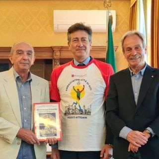 Gli Ambasciatori per lo Sport di Asti in visita dal prefetto Claudio Ventrice