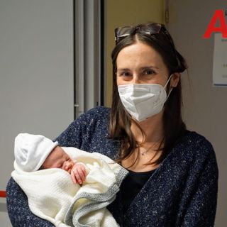 Il primo nato del 2021 ad Asti con mamma Francesca