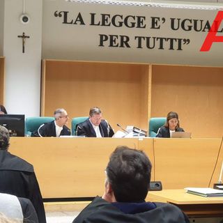 Presente in aula per il processo Barbarossa, questa mattina, il giudice Amerio che andrà a Torino