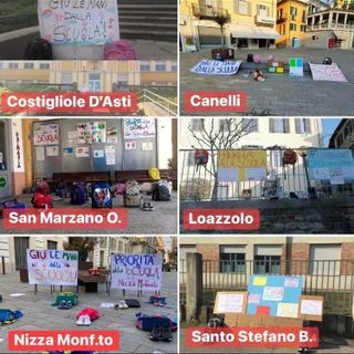 Zainetti e scarpette fuori dalle scuole: anche l'Astigiano oggi dice no alla didattica a distanza