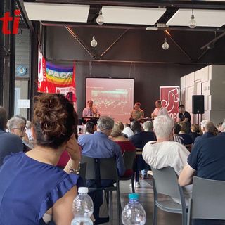 Uno dei precedenti incontri Cgil a FuoriLuogo
