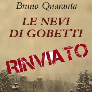 Rinviato al castello di Cisterna, l'incontro con il giornalista Bruno Quaranta